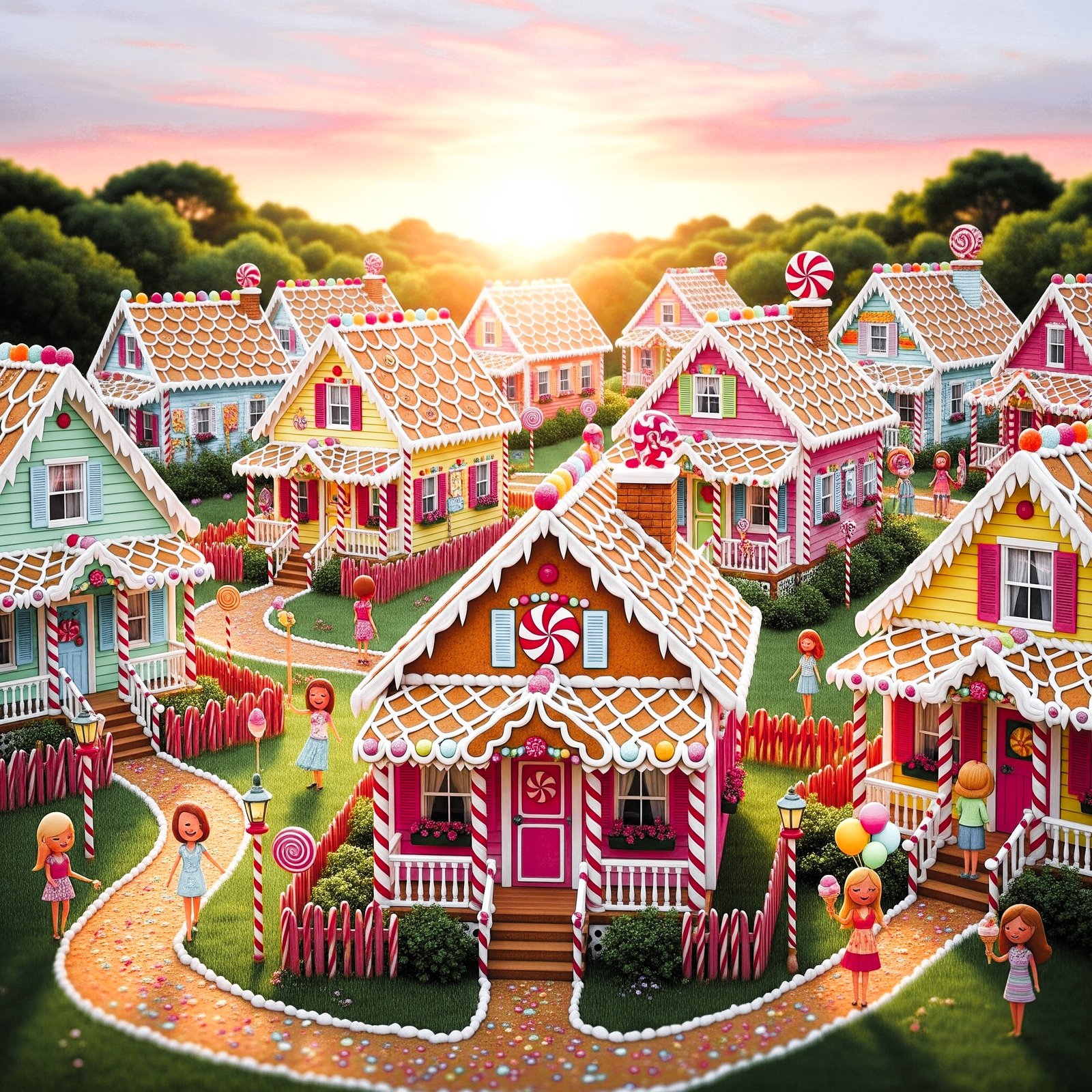 Oak Bluffs Gingerbread Cottages