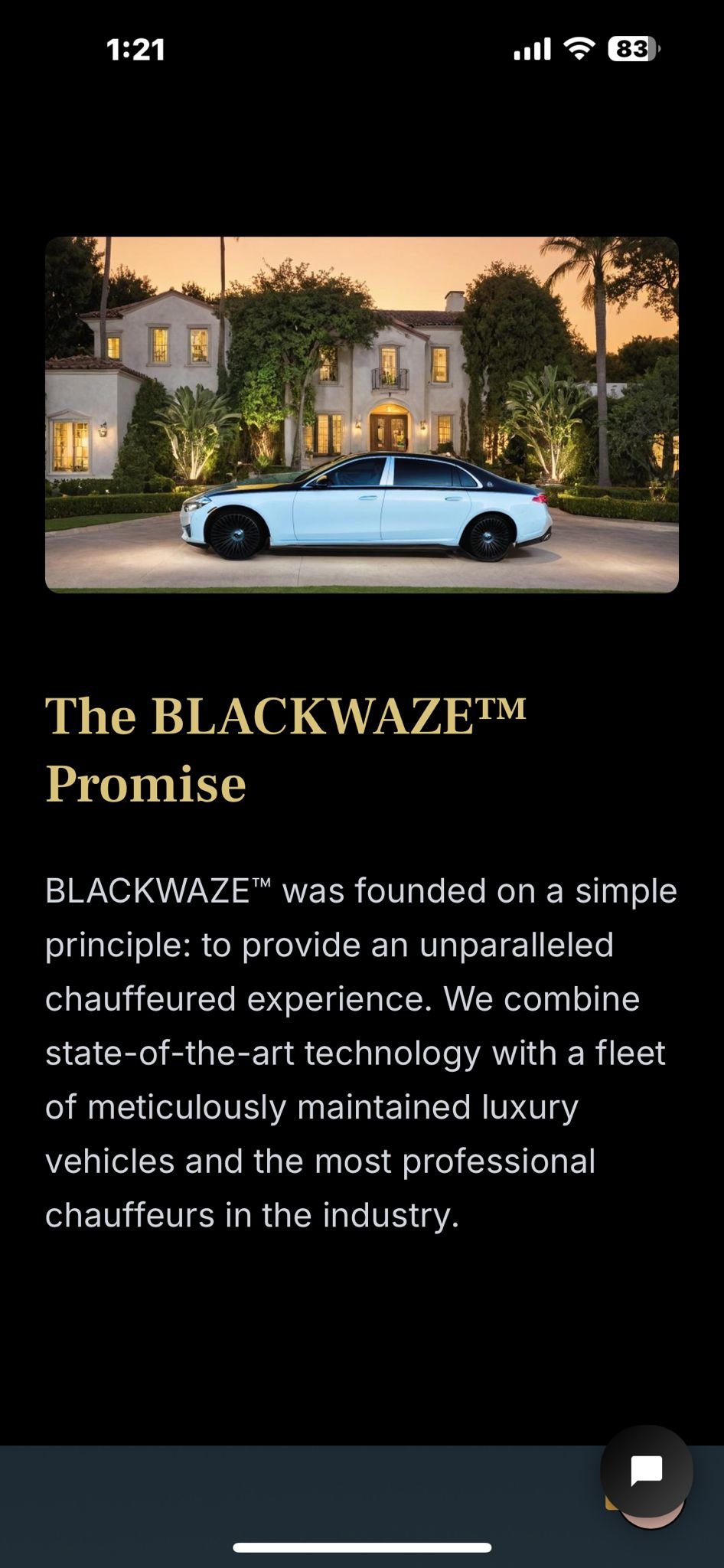 BLACKWAZE App Screenshot 1