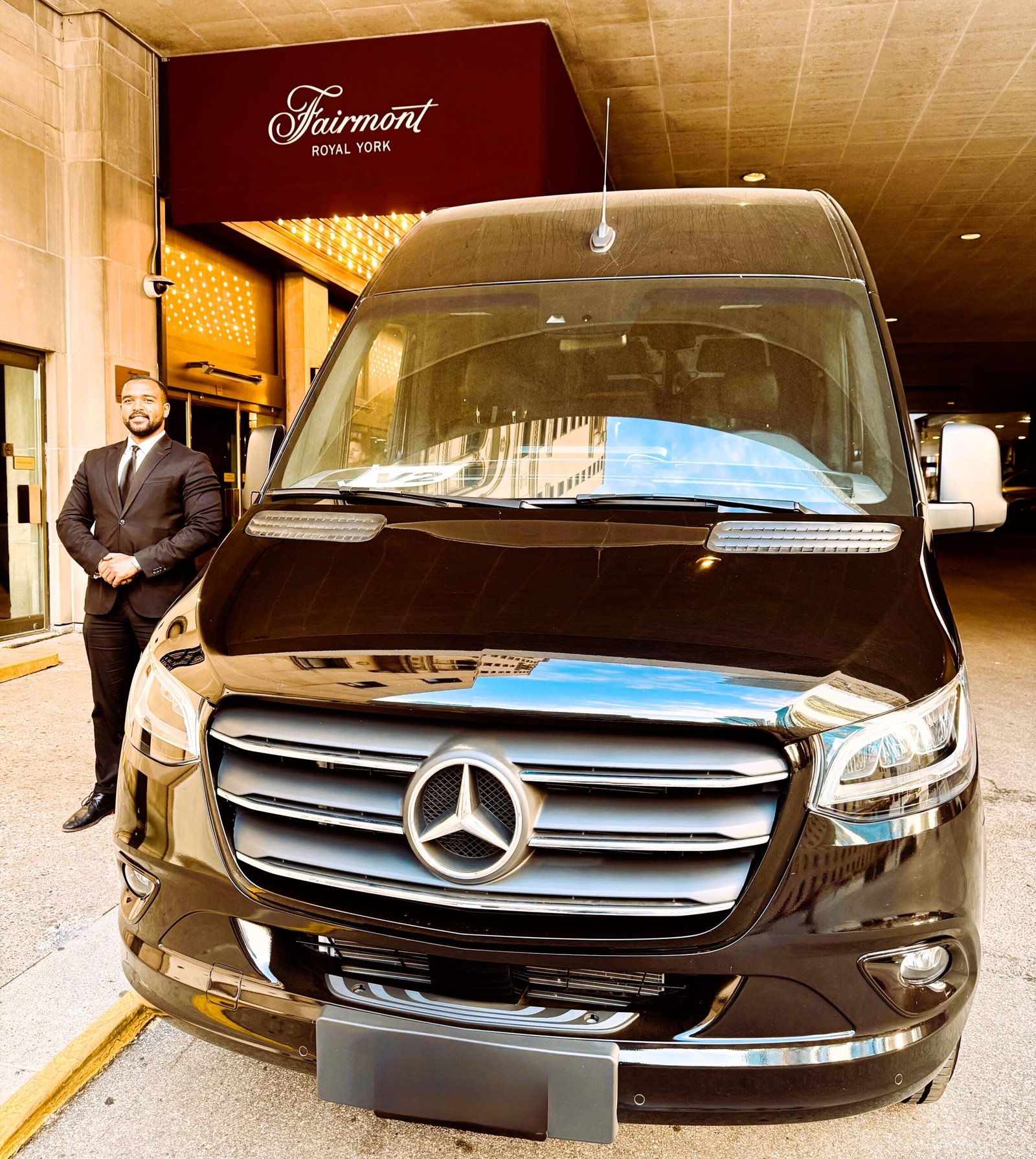 Luxury Sprinter van chauffeur services in Canada by BLACKWAZE