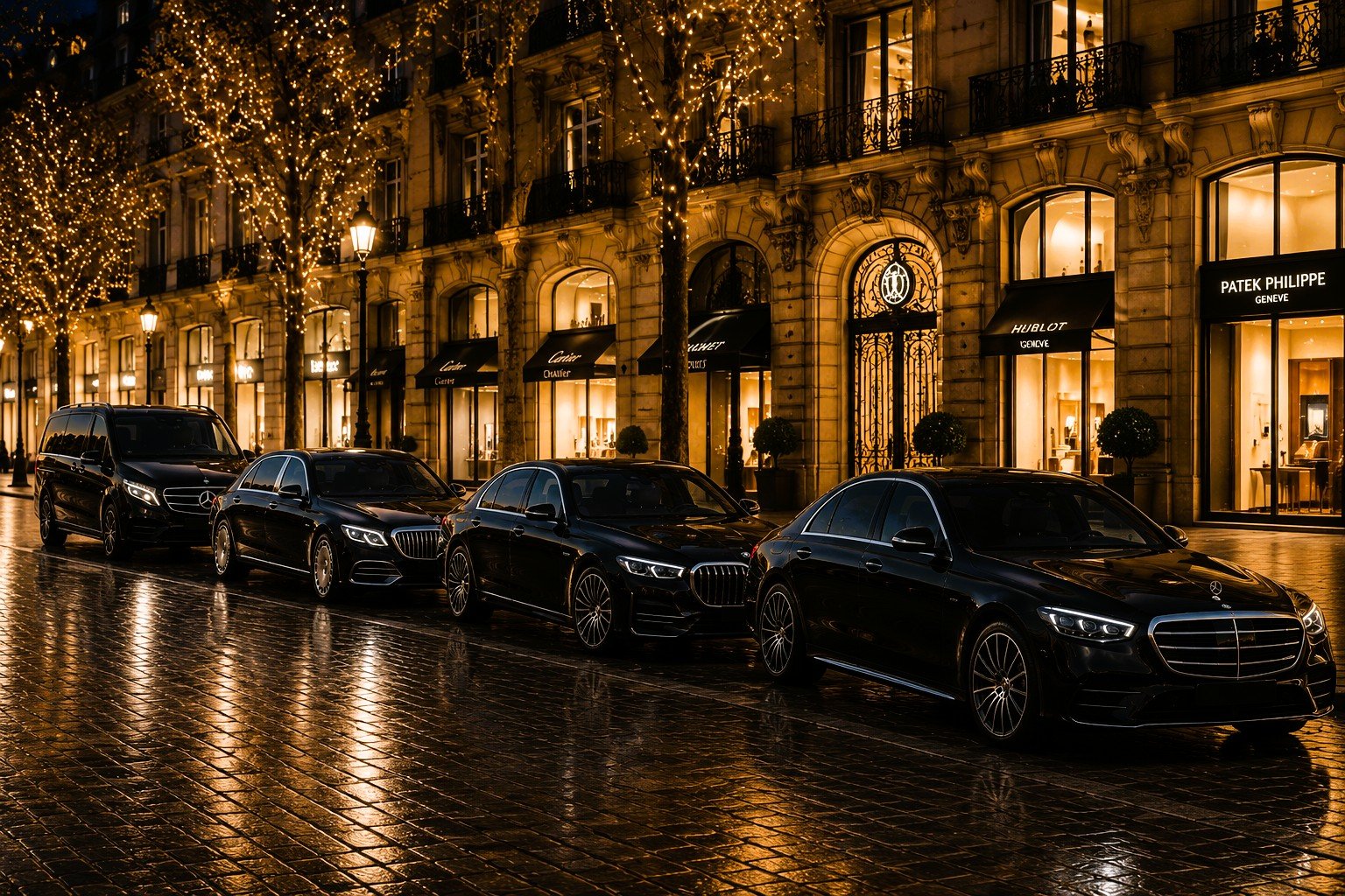 Luxury Chauffeured Black Car
